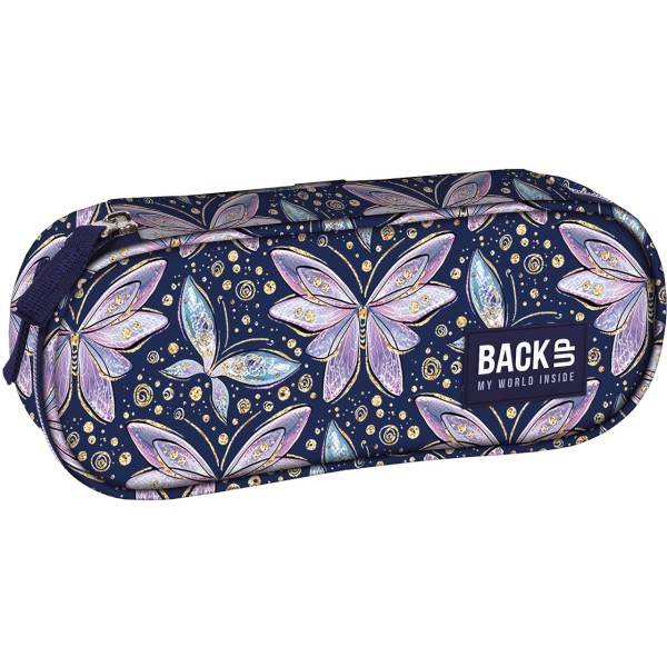 BackUp ovális tolltartó - Butterfly