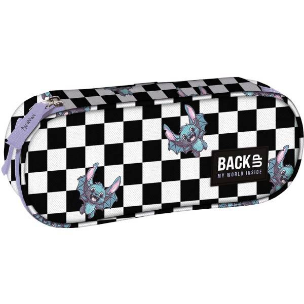 BackUp ovális tolltartó - Purple Bat