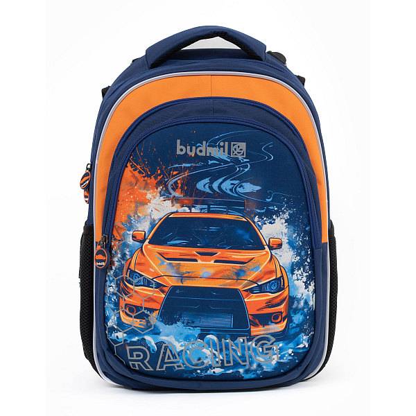 Budmil versenyautós ergonomikus iskolatáska - Racing