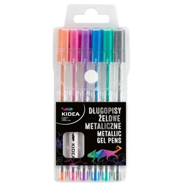 Kidea Metál zselés toll szett 6 db-os