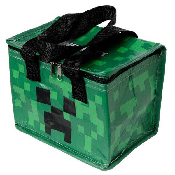 Minecraft hűtőtáska, uzsonnás táska – Creeper