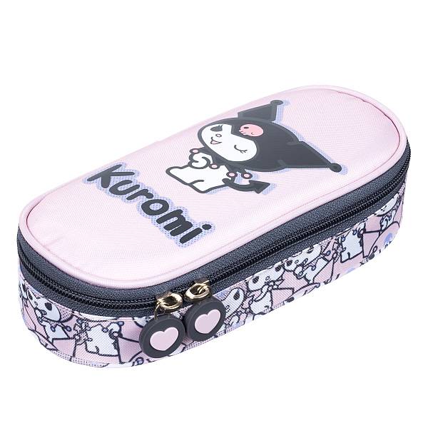 Kuromi ovális tolltartó - Pink