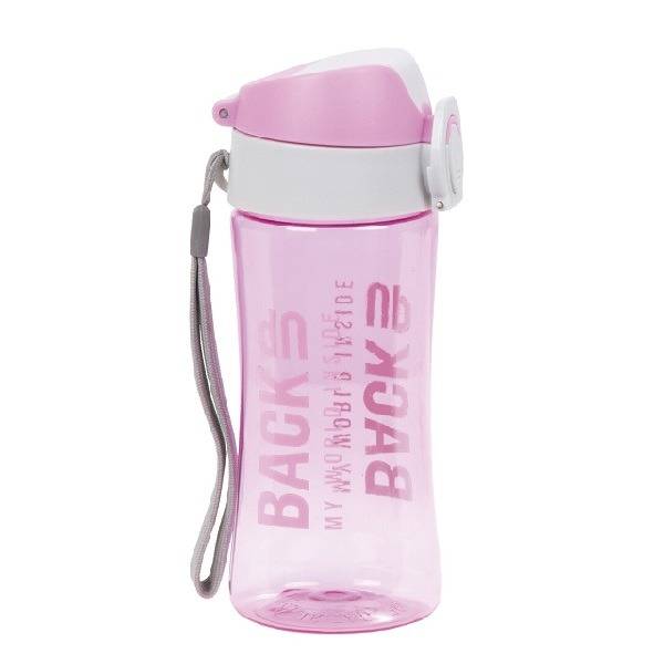 BackUp rózsaszín kulacs 400ml