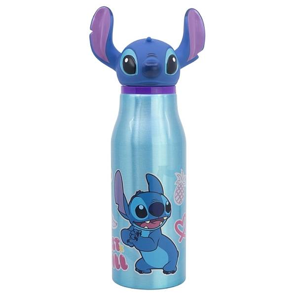 Stitch fém kulacs 690 ml 3D mintás
