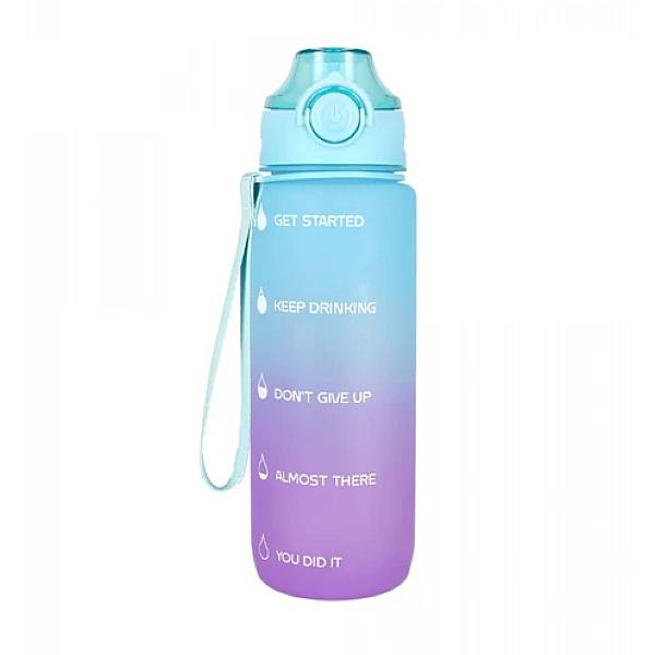 Starpak műanyag kulacs 750ml - lila-kék