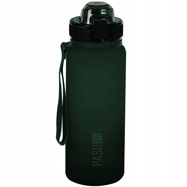 BeUniq matt műanyag kulacs 850 ml – fekete