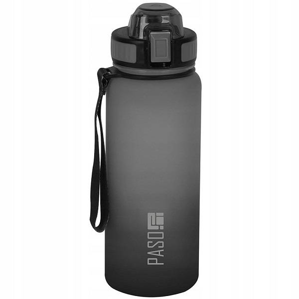 BeUniq matt műanyag kulacs 850 ml – szürke