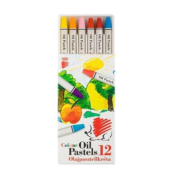 ICO Süni 12 színű olajpasztell kréta
