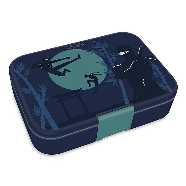 Ars Una osztott uzsonnás doboz nagy – Ninjas in the dark