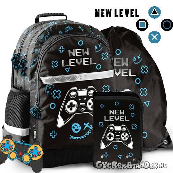 Paso ergonomikus iskolatáska, hátizsák SZETT – New Level