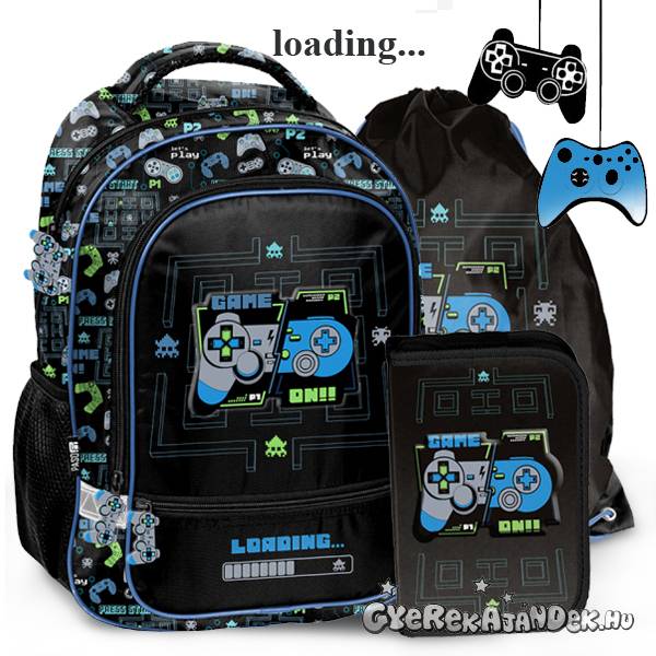 Paso gamer gurulós iskolatáska SZETT – Loading