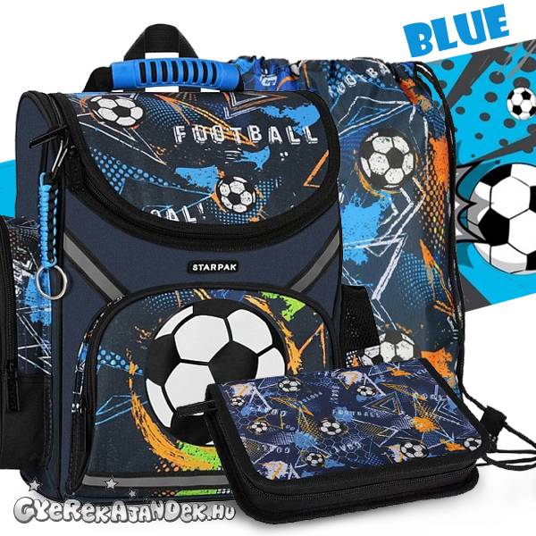 Starpak focis ergonomikus iskolatáska SZETT – Blue