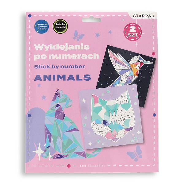 Állatos kreatív készlet matricákkal - Starpak