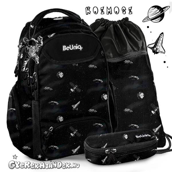 Paso ergonomikus iskolatáska, hátizsák SZETT – Kozmosz