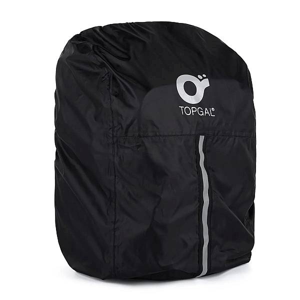 Topgal esővédő iskolatáskára – fekete