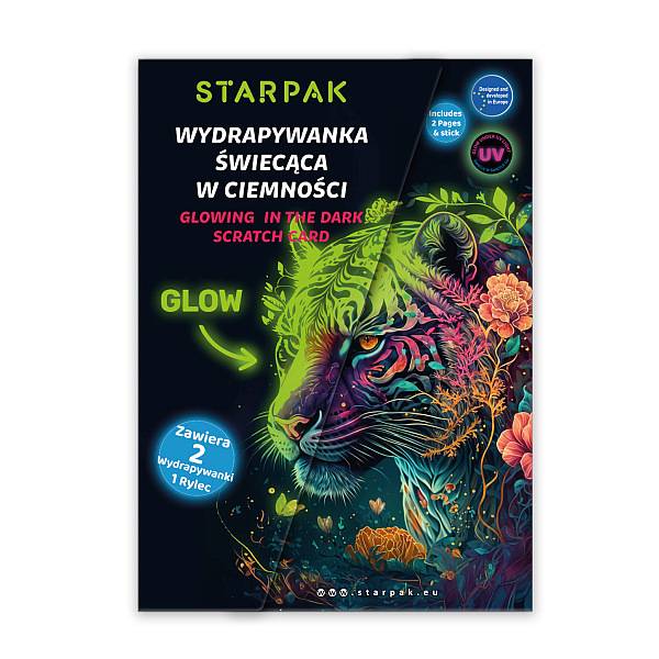 Starpak képkarcoló kreatív szett – sötétben világító