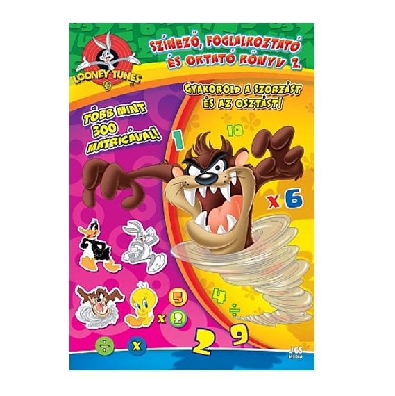 Bolondos Dallamok - Gyakorold a szorzást és az osztást! - Matricás foglalkoztató füzet