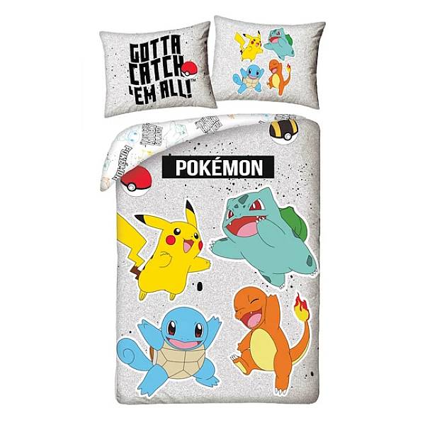 Pokemon ágyneműhuzat szett – Gotta Catch
