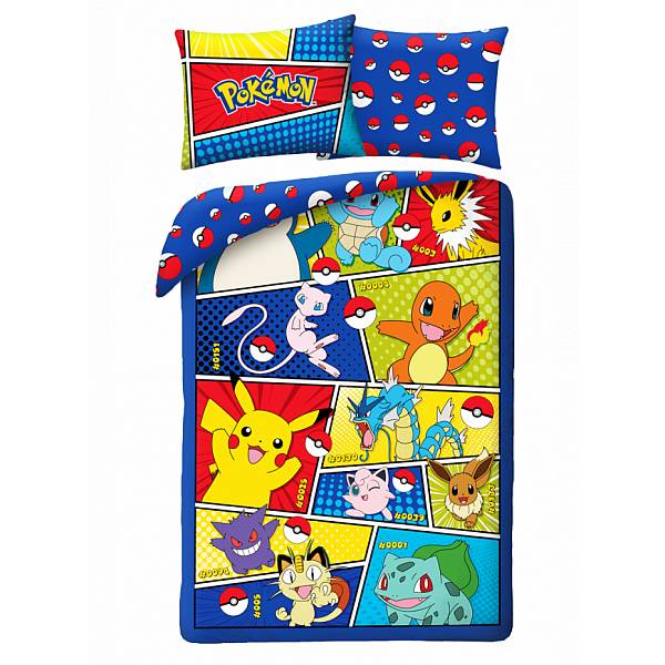 Pokemon ágyneműhuzat szett – Kanto