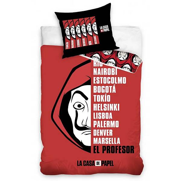 A nagy pénzrablás ágyneműhuzat szett 160×200 cm – Szereplő nevek