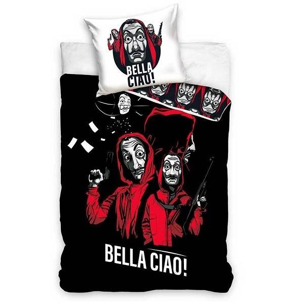 A nagy pénzrablás ágyneműhuzat szett 160×200 – Bella Ciao