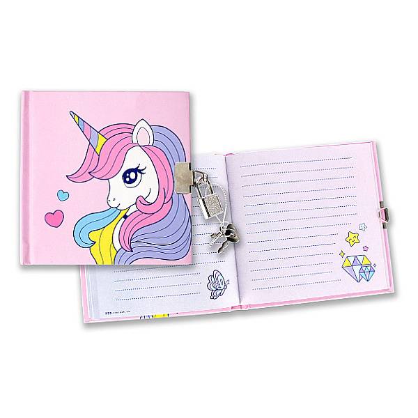 Starpak unikornisos kulcsos napló – Cute