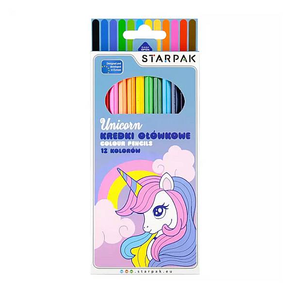 Starpak unikornisos színes ceruza készlet 12 db-os