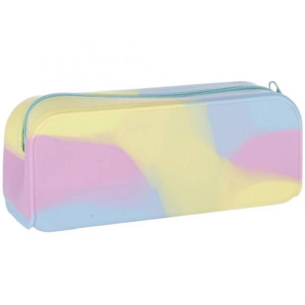 Starpak szögletes szilikon tolltartó – Art Pastel