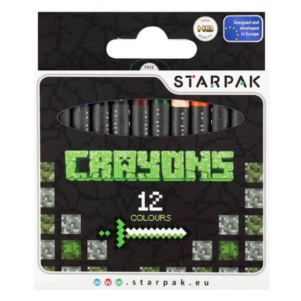 Starpak gamer zsírkréta készlet 12 db-os – Game Pixel