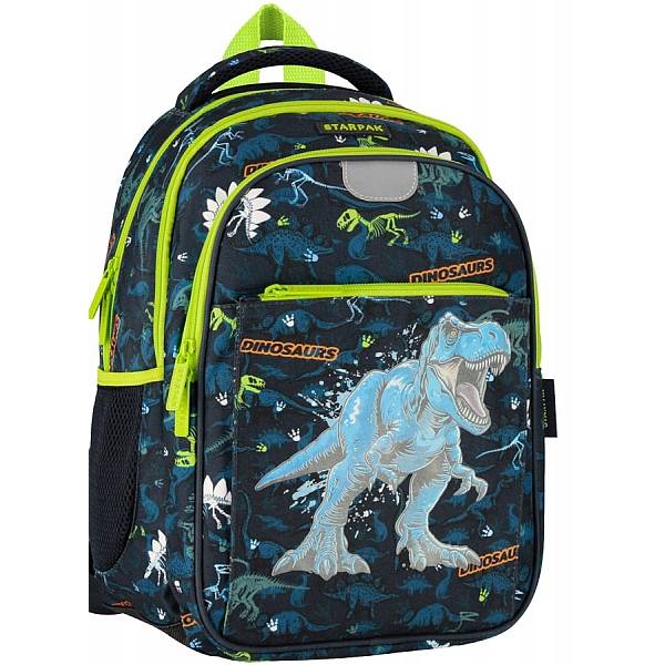 Starpak dinoszauruszos ergonomikus iskolatáska, hátizsák – Glow