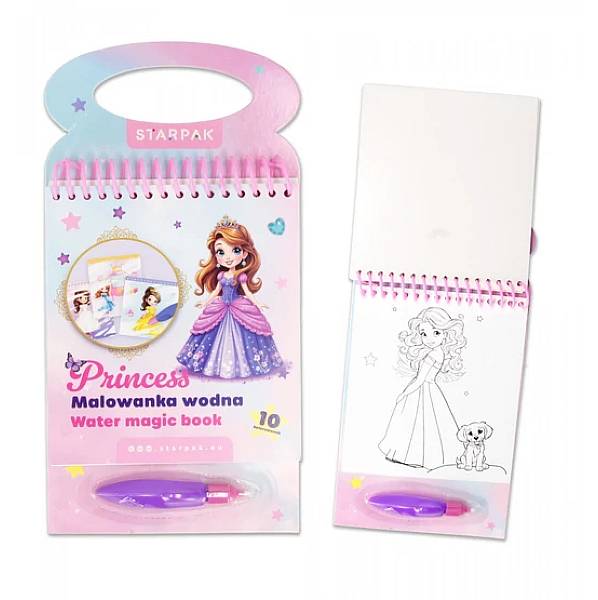 Starpak Mágikus színező – rajzolás vízzel – Hercegnők