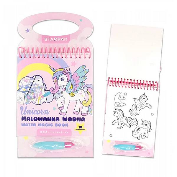 Starpak Mágikus színező – rajzolás vízzel – Unikornisok