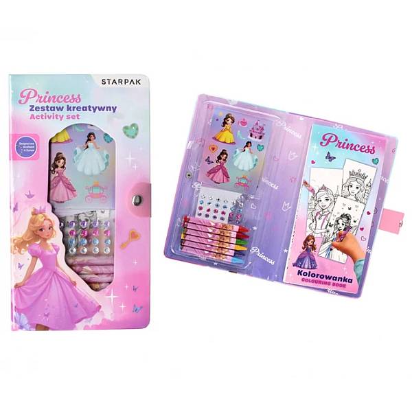 Hercegnős színező készlet zsírkrétával