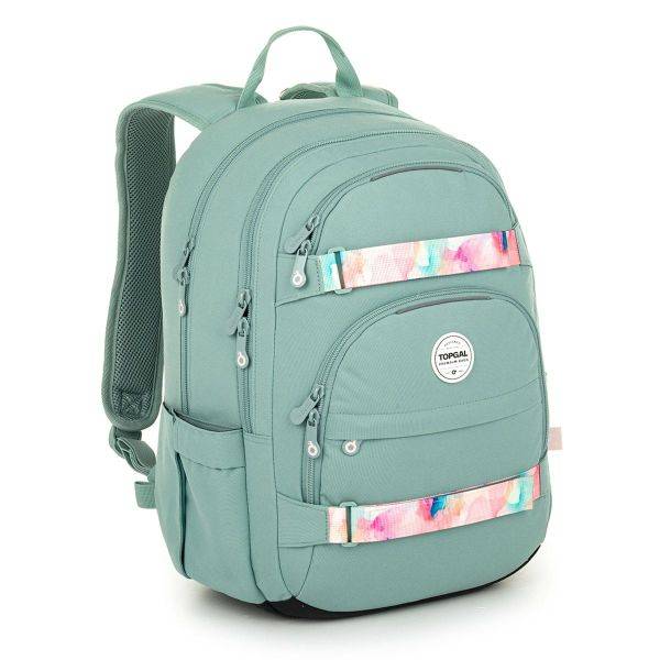 Topgal ergonomikus iskolatáska hátizsák VIKI – Green