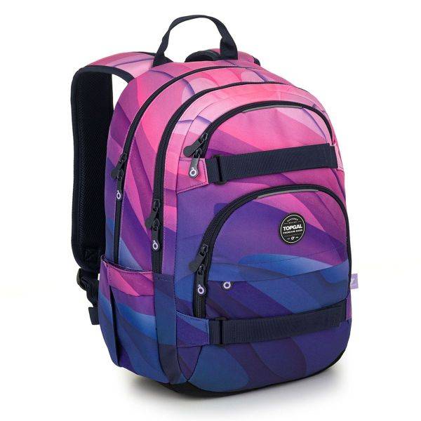 Topgal ergonomikus iskolatáska hátizsák VIKI – Purple Veil