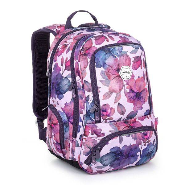 Topgal ergonomikus iskolatáska hátizsák SURI – Garden