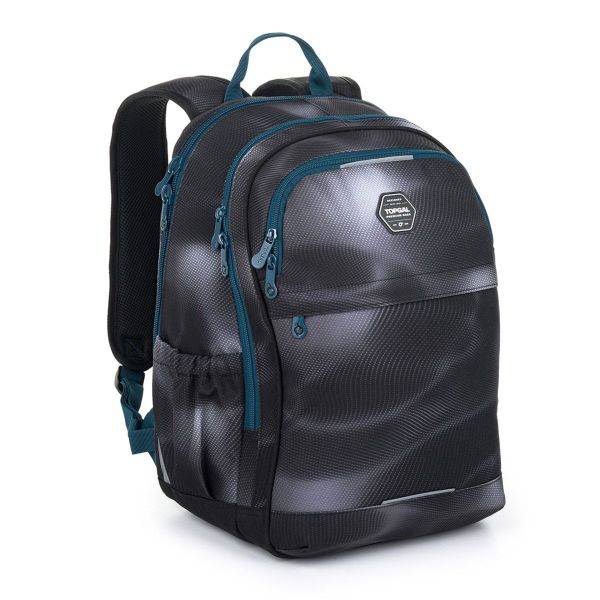 Topgal ergonomikus iskolatáska hátizsák RUBI – Grey Storm