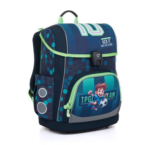 Topgal merevfalú iskolatáska csatos Aira – Kick It