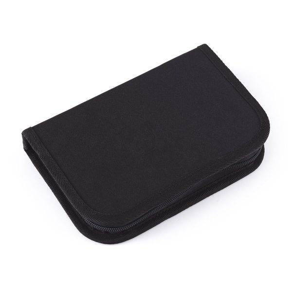 Topgal kihajtható tolltartó – fekete