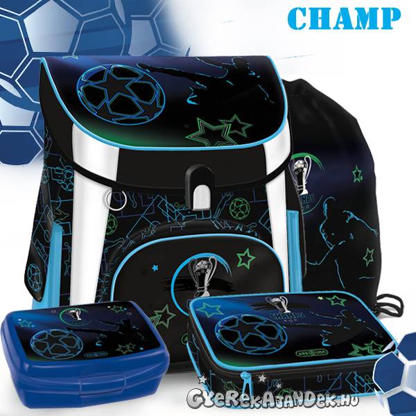 Ars Una focis iskolatáska mágneszáras SZETT 4 részes – Champs
