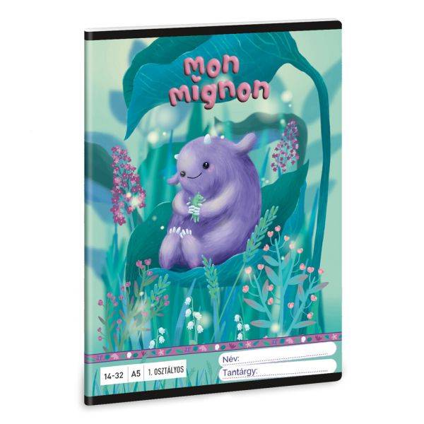Ars Una 1. osztályos vonalas füzet A5 – Mon Mignon