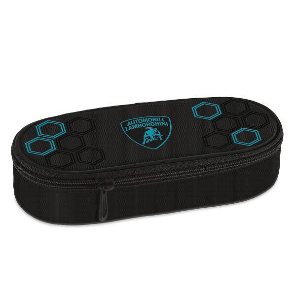 Ars Una ovális tolltartó nagy Lamborghini Logo – kék