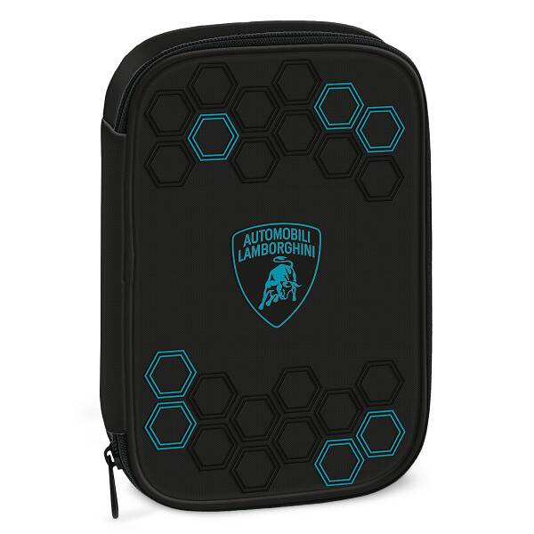 Ars Una többszintes tolltartó Lamborghini Logo – kék