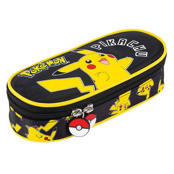 Pokemon ovális tolltartó - Black