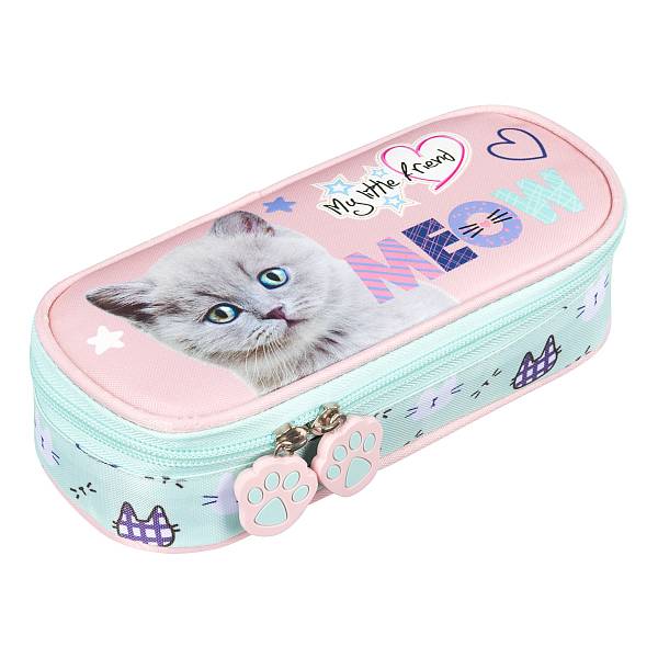 My little friend cicás ovális tolltartó - Fluffy Kitty