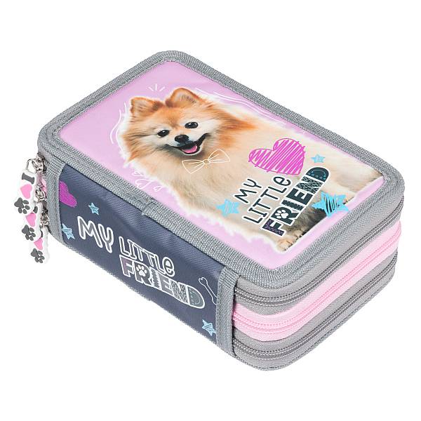 My Little Friend 3 emeletes kutyás tolltartó, felszerelt - Sweet Spicc