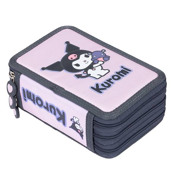 Kuromi 3 emeletes tolltartó, felszerelt - Pink