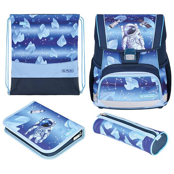 Herlitz Loop Plus űrhajós iskolatáska szett – Cosmic