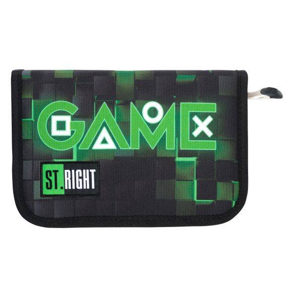 St. Right kihajtható tolltartó - Green Game