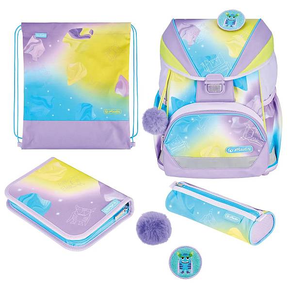 Herlitz UltraLight XL Plus iskolatáska SZETT – Little Monster